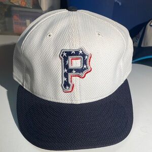 Pittsburgh Pirates MLB Independence Day Fitted Hat Cap size 7